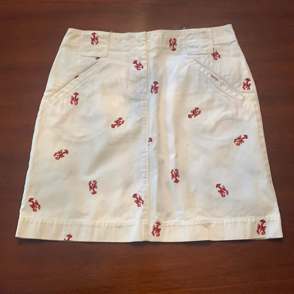 J Crew lobster skirt